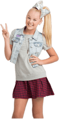 Download Free Png Jojo Siwa Peace Sign - Jojo Siwa No Background