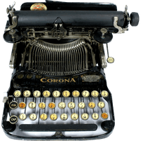 Antique Pic Portable Typewriter Free Photo - Free PNG