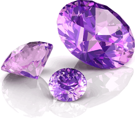 Purple Diamond Diagram Vector Amethyst - Purple Diamond Gemstone Png