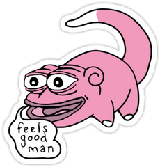 Feels Good Man Flask Png Image - Pepe Frog