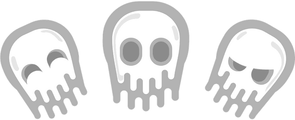 Skull Cartoon Skeleton - Skull Png