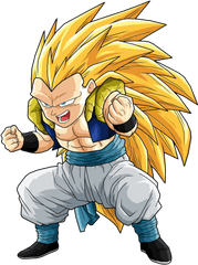 Gotenks Super Saiyan 3 - Gotenks Super Saiyan 3 Png