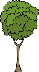 Tree Vector Svg Png Transparent - Transparent Trees Cartoon