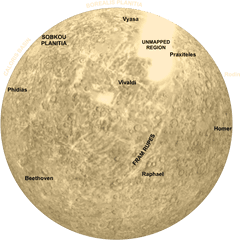 Download Map Of Mercury Png Image With - Mercury Planet