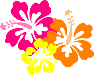 Hawaiian Printables Free Download Png - Hibiscus Clip Art