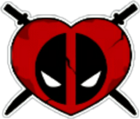 Windows Vista Service Pack 2 Clipart - Deadpool Logo Heart Png