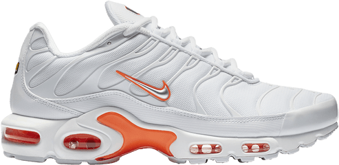 White Nike Tns - Nike Tns White And Orange Png