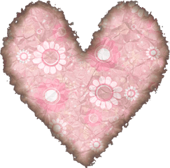 Pink Heart Petal - Heart Png