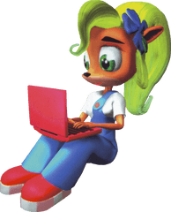 The Artist Who Helped Create Crash Spyro And Jak - Coco Bandicoot Png