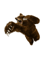 Tekken Kuma Bear PNG File HD