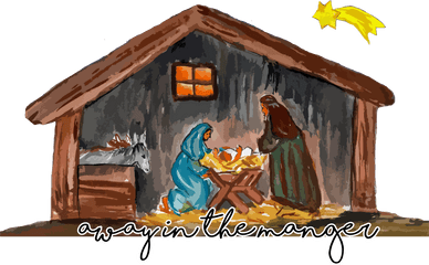 Library Of Christmas Manger Graphic Transparent Png