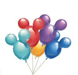 Balloon Clipart Walt Disney World - Disney Balloon Png