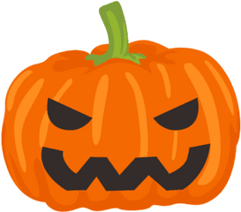 Set Of Halloween Pumpkin Head Vector - Halloween Pumpkin Png