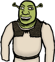 Real Shrek Irl - Cartoon Png