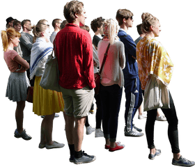 Walking Transparent Png Clipart - Crowd Of People Png