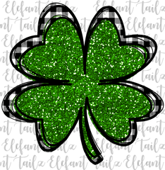 Shamrock Buffalo Plaid Things To Sell Clip Art - Clip Art Png