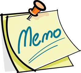 Pushpin Holding A Memo Royalty Free Vector Clip Art - Memos Clip Art Png