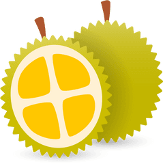 Durian Clipart Fruit - Star Corel Draw Png