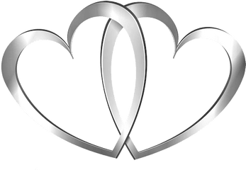 Download Free Png Wedding Heart Image - Dlpngcom Silver Wedding Rings Clipart