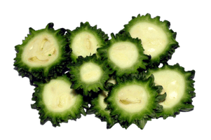 Sliced Gourd Bitter HD Image Free - Free PNG