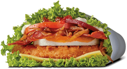 Crispy Chicken Loaded Lettuce Mcdonaldu0027s New Zealand - Lettuce Hamburger Wrap Png