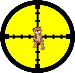 Cross Hairs Transparent Cartoon - Jingfm Sniper Scope Png