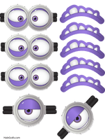 Minion Eyes Free PNG HQ