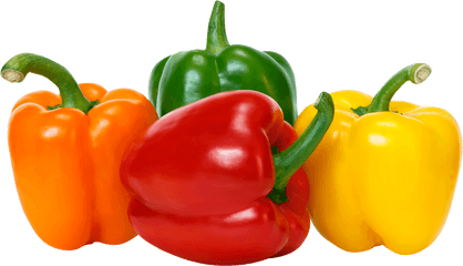 Peppers - Sleaford Red Green Yellow Orange Peppers Png