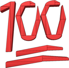 100 Emoji Red I Dont Really Have - Clip Art Png