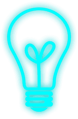 Light Bulb Electricity - Light Bulb Neon Icon Png