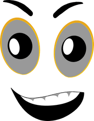 Ojos Cara La Boca Las - Scared Face Png