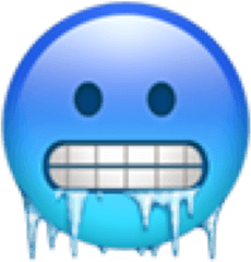 Download New Emoji Freezing Cold Winter Brrr Why Is No - Emojis Frio Png