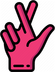 Crossed Fingers Icon - Sign Png