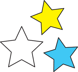 3 Stars Clipart Free Download - Stars Outer Space Clipart Png