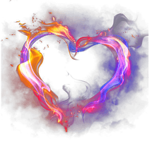 Fire Heart Love HD Image Free - Free PNG