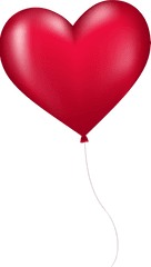 Heart Balloon - Love Birthday Heart Balloon Png