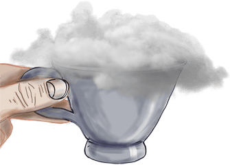 Cupofsmoke Smoke Puff Coffeecup Cup Teacup Hand Holding - Sketch Png