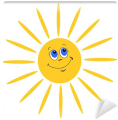 Smiling Sun Wall Mural U2022 Pixers - We Live To Change Vector Graphics Png