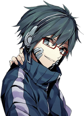Anime Boy Png Clipart - Blue Hair Anime Boy