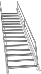 Stairs - Stairs Drawing Png