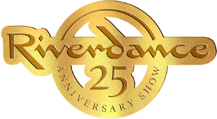 Riverdance 25th Anniversary Lapel Pin - Calligraphy Png