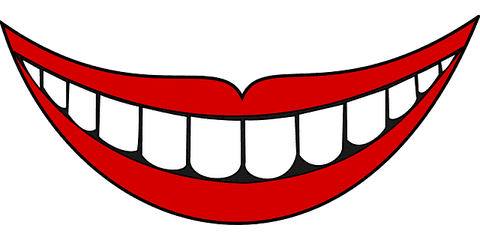 Free Creepy Smile Png Download - Mouth Lips Smile Clipart