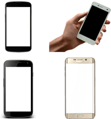 Android Phones Transparent Png Images - Stickpng Man Holding Phone Transparent