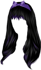 Anime Hair Png Transparent - Baby Girl Hair Png