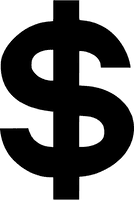 United Dollar Sign States Logo Icon - Free PNG