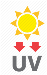 Summer Uv Sun Meteorology Weather Ultraviolet Ray Icon - Uv Sun Icon Png