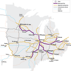 Four New High Speed Lines Radiating - Belle Plaine Mn Map Png