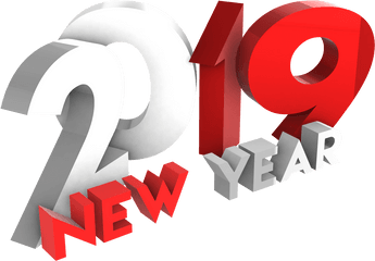 Happy New Year 2019 Png Red And White By Mtc Tutorials - Mtc Happy New Year 2020 Png