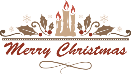 Vector Merry Christmas Candle Posters - Merry Christmas Vector Png