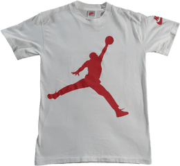 Nike Sportmart Jordan Jumpman Logo White T Shirt Medium - Air Jordan Png